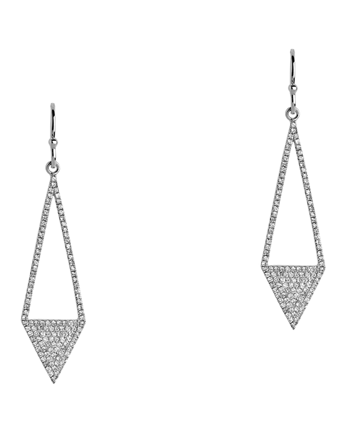 Bridget King Jewelry 14k Diamond Arrow Earrings