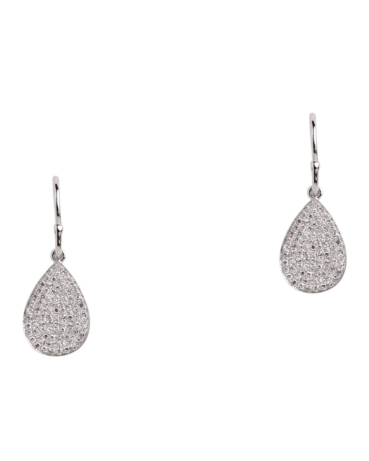 Bridget King Jewelry Mini Pave Diamond Teardrop Earrings