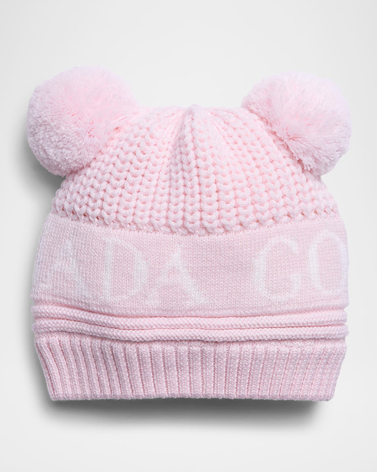 Canada Goose Kid's Double Pompom Beanie Hat, Baby In Pink