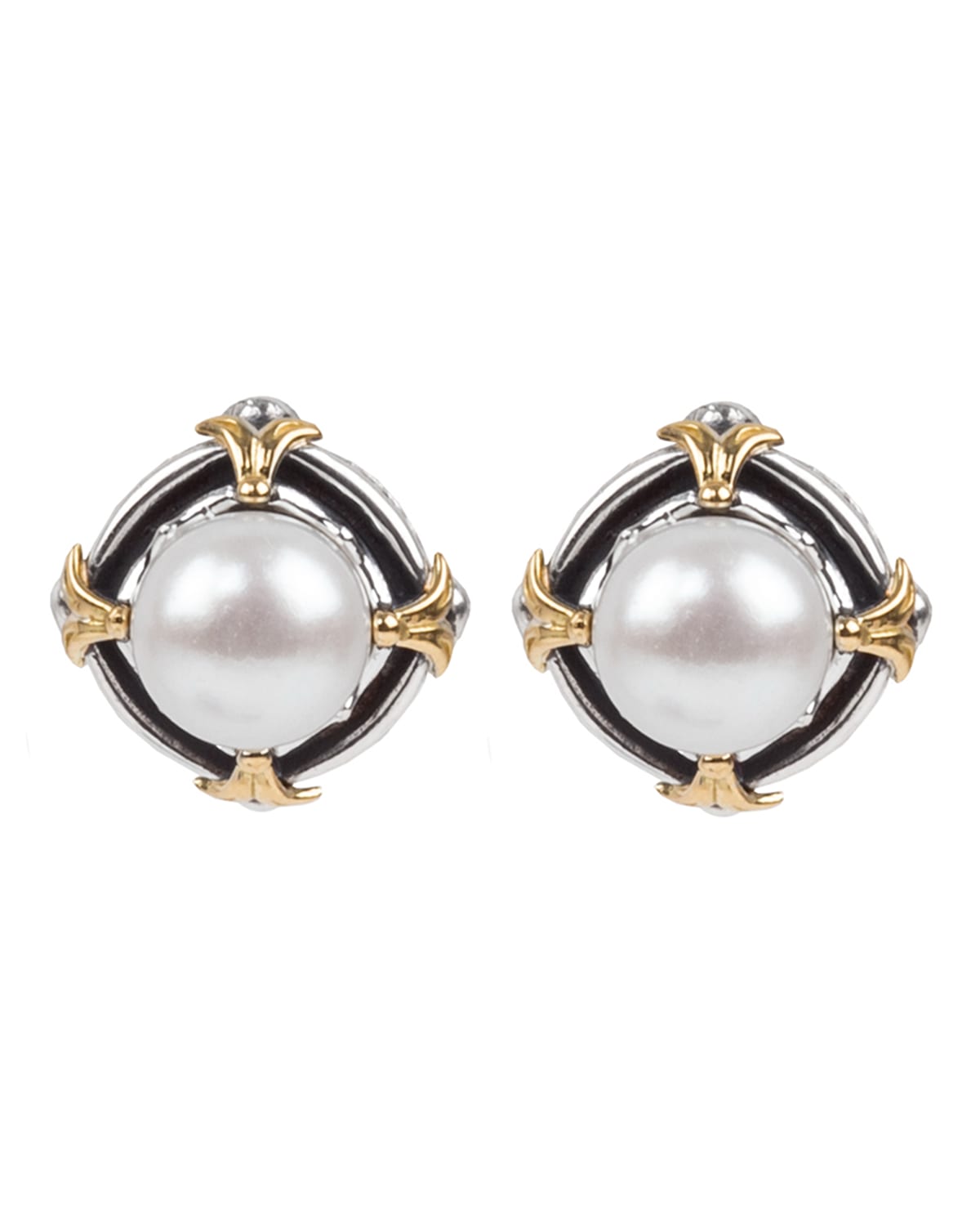 Konstantino Kleos 7.5-8mm Pearl-post Earrings