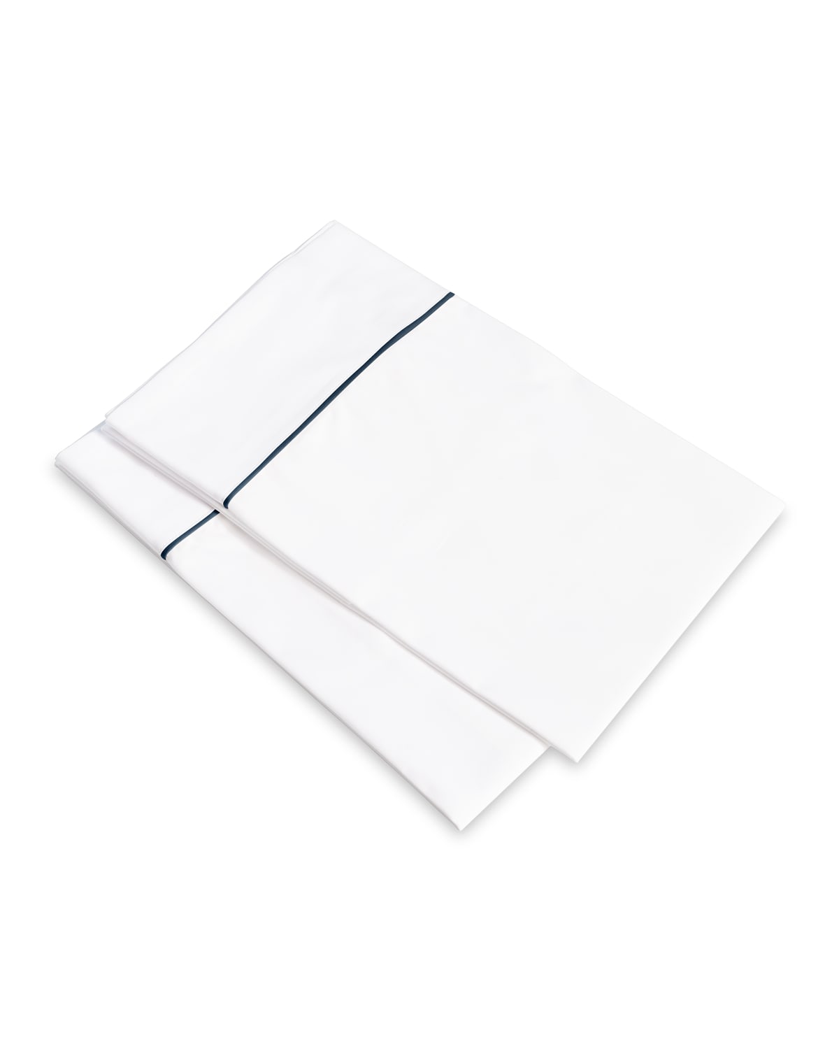 Signoria Firenze Luce Pillowcases, Set Of 2 In White/midnight
