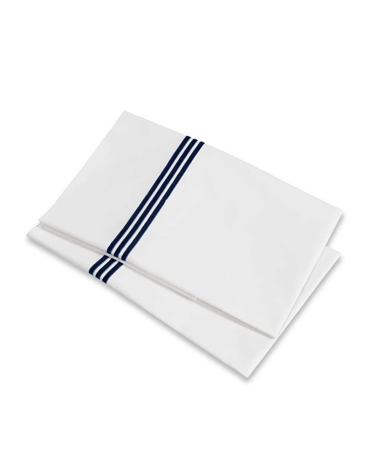 Signoria Firenze Platinum King Pillowcases, Set Of 2 In Dark Blue