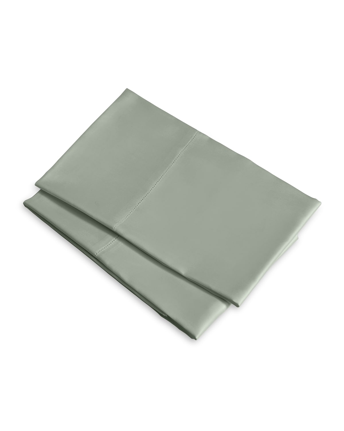 Signoria Firenze Raffaello Pillowcases, Set Of 2 In Silver Sage
