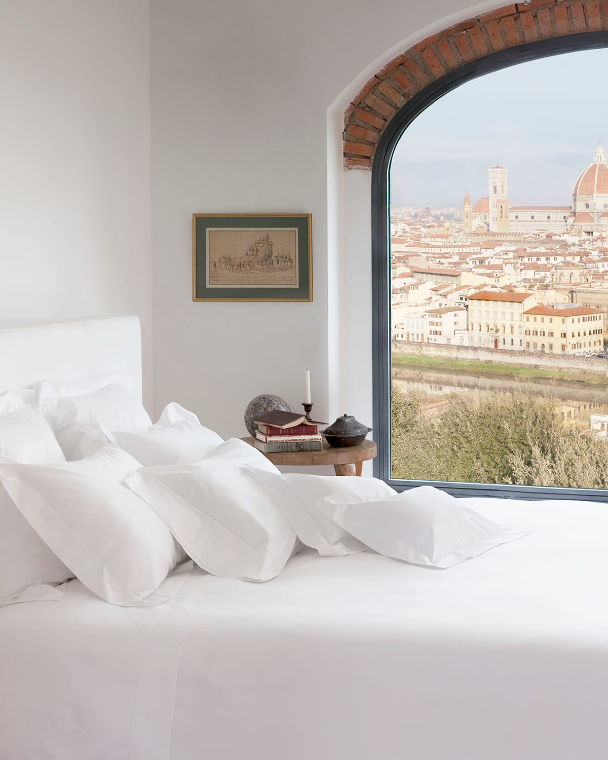 Signoria Firenze Tuscan Dreams Queen Flat Sheet In White