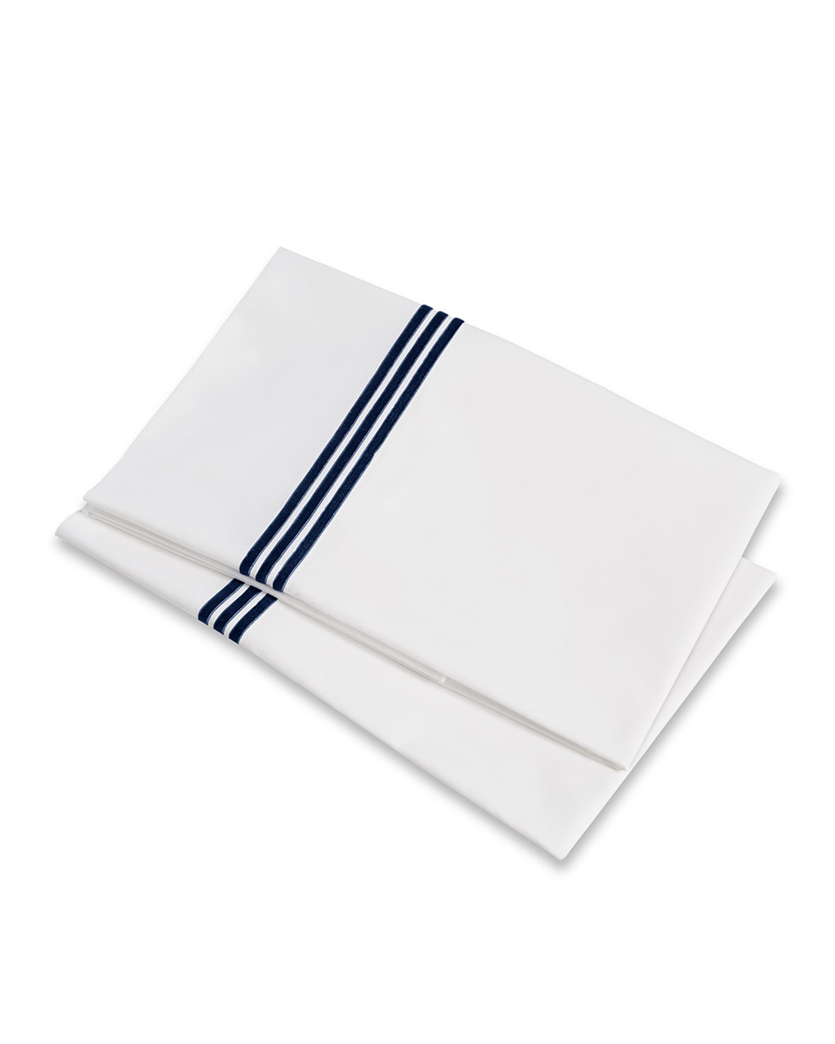Signoria Firenze Platinum Standard Pillowcases, Set Of 2 In Dark Blue