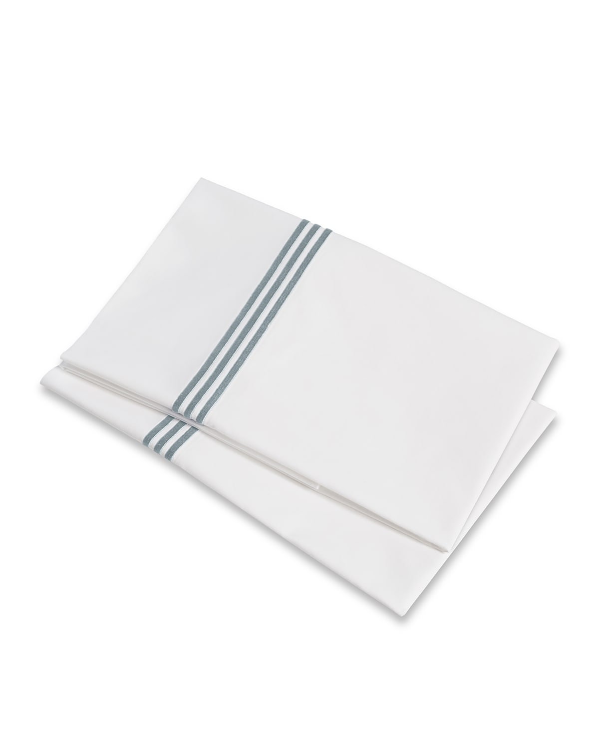 Signoria Firenze Platinum Standard Pillowcases, Set Of 2 In Wilton Blue