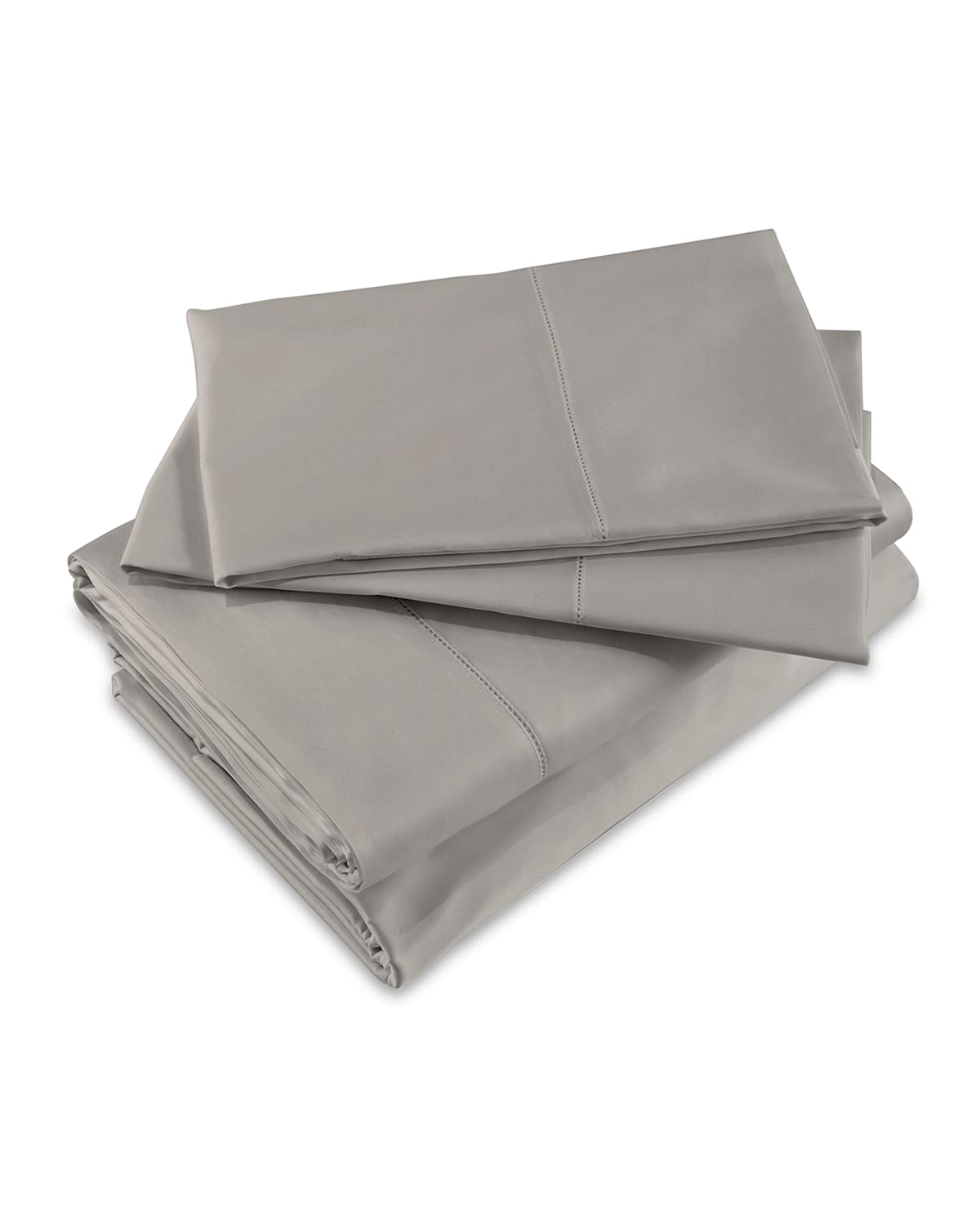 Signoria Firenze Raffaello Queen Fitted Sheet In Silver Moon