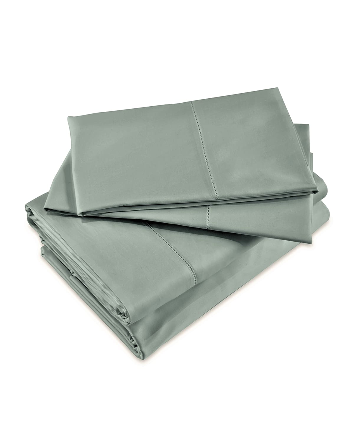 Signoria Firenze Raffaello Queen Sheet Set In Silver Sage