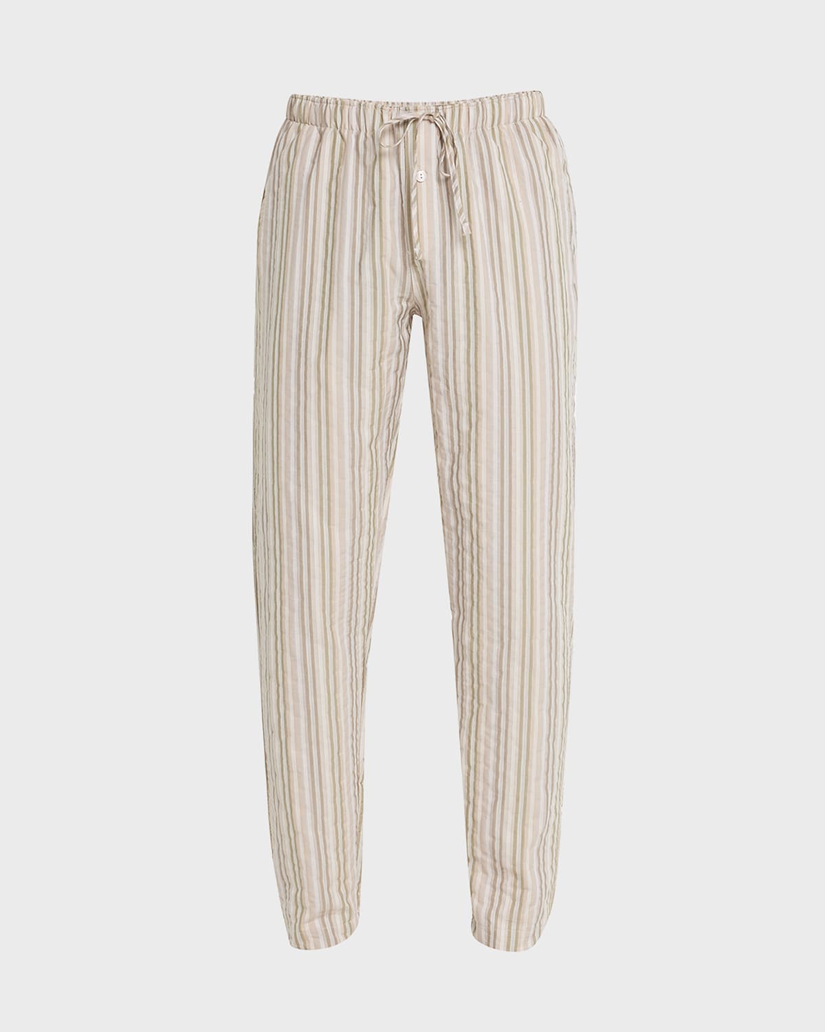 Hanro Men's Night Day Striped Lounge Pants In Desert Stripe