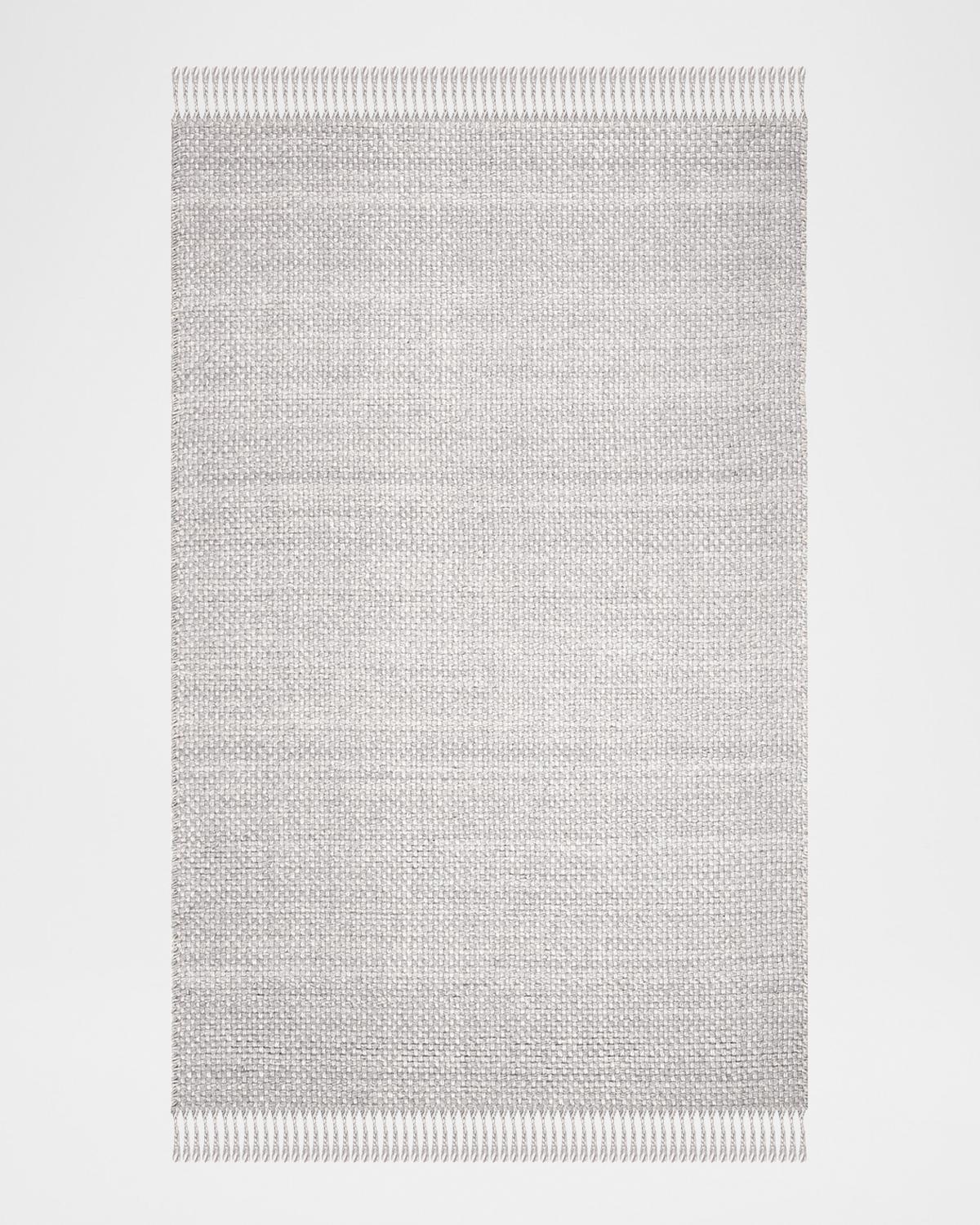 Ralph Lauren Amalie Pewter Hand-woven Flat Weave Rug, 5' X 8'