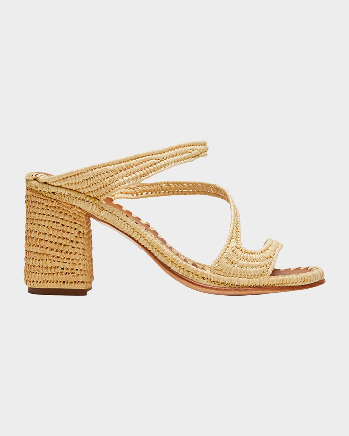 Salah Woven Raffia Sandals
