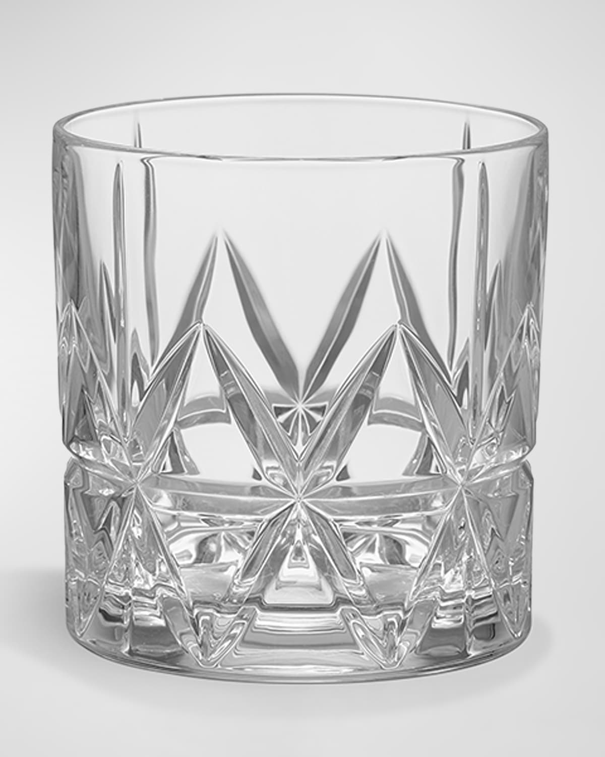 Orrefors Peak 11.5 Oz. Double Old Fashioned Glasses, Set Of 2 In Transparent