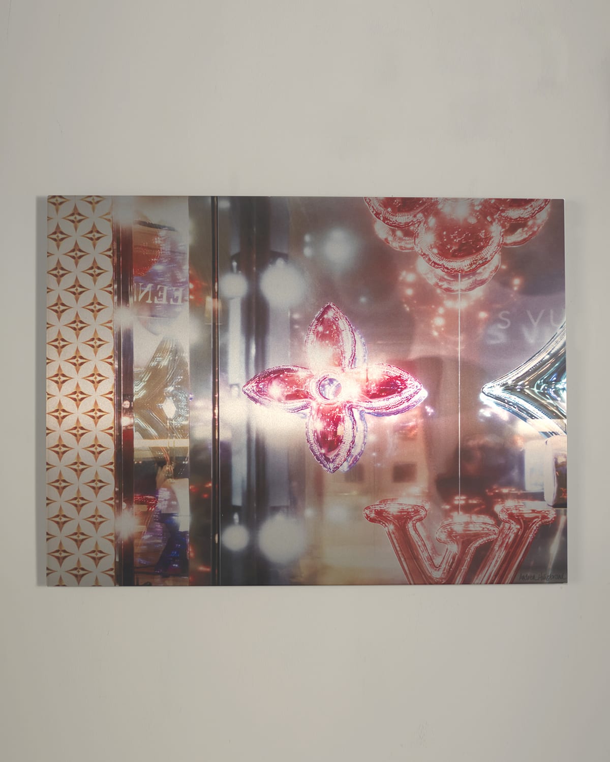 Rfa Fine Art Las Vegas Louis Vuitton Window Reflection I Giclee Wall Art By Andrea Hillebrand In Multi