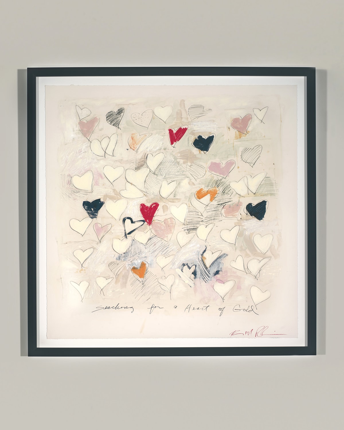 Shop Rfa Fine Art Searching For A Heart Of Gold #2 Giclee Wall Art By Robert Robinson In Multi