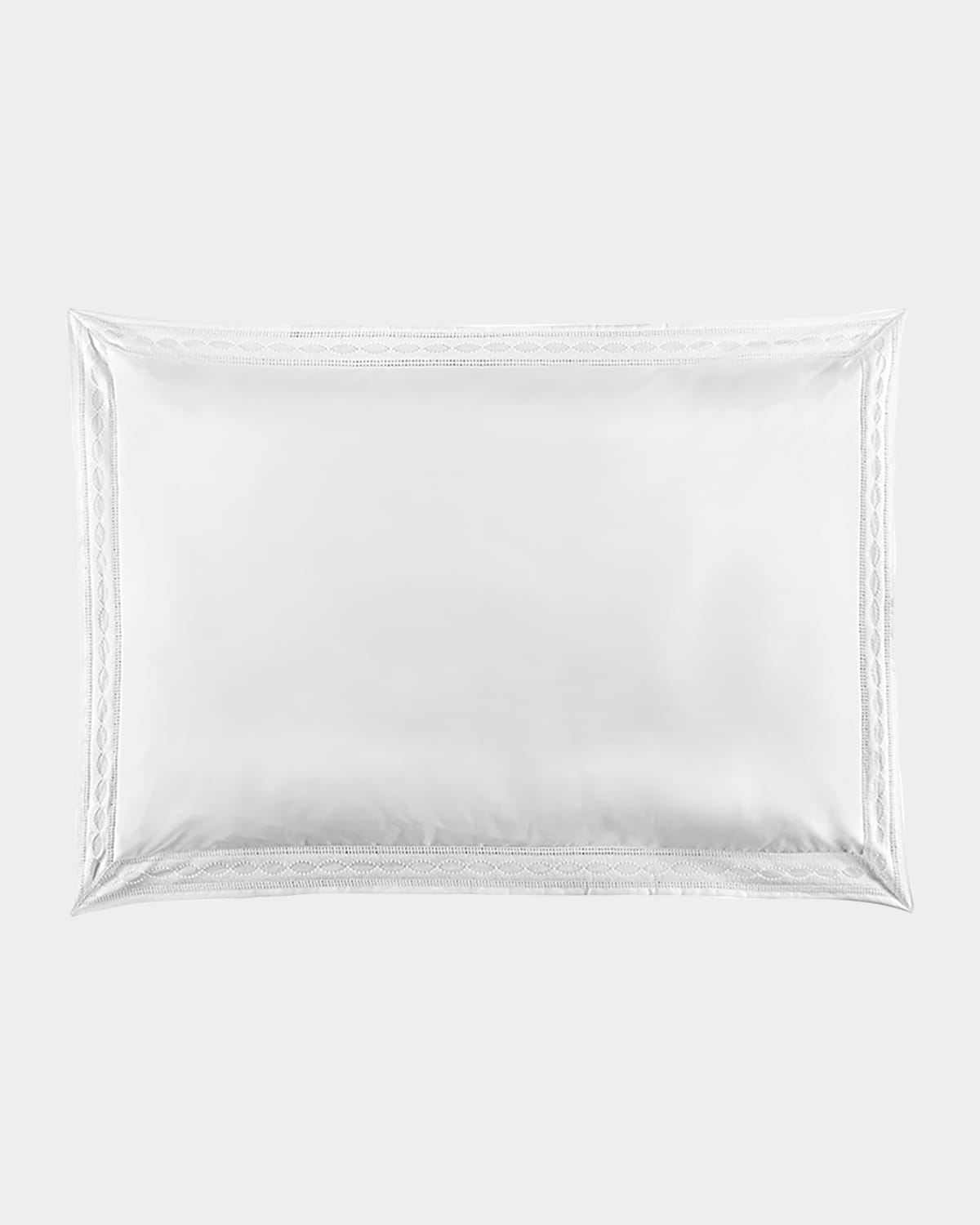 Bovi Fine Linens Sylvia Standard Shams In White