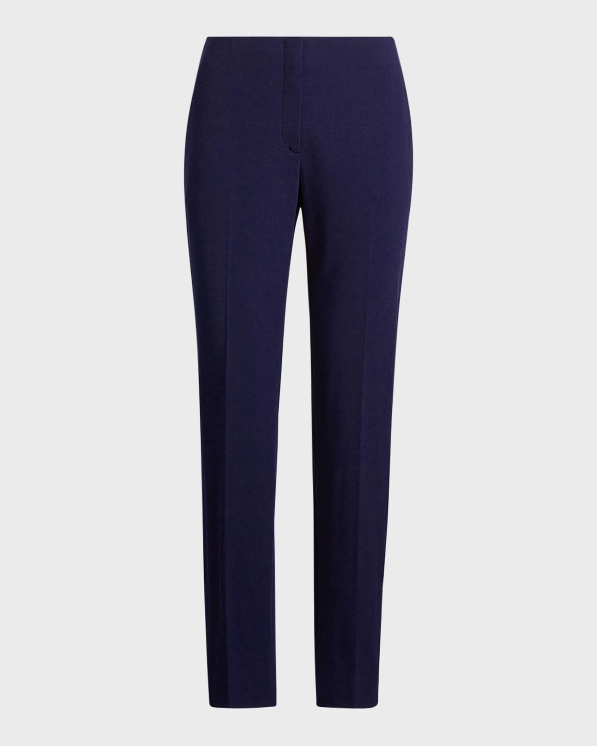 Simone Wool Straight-Leg Pants