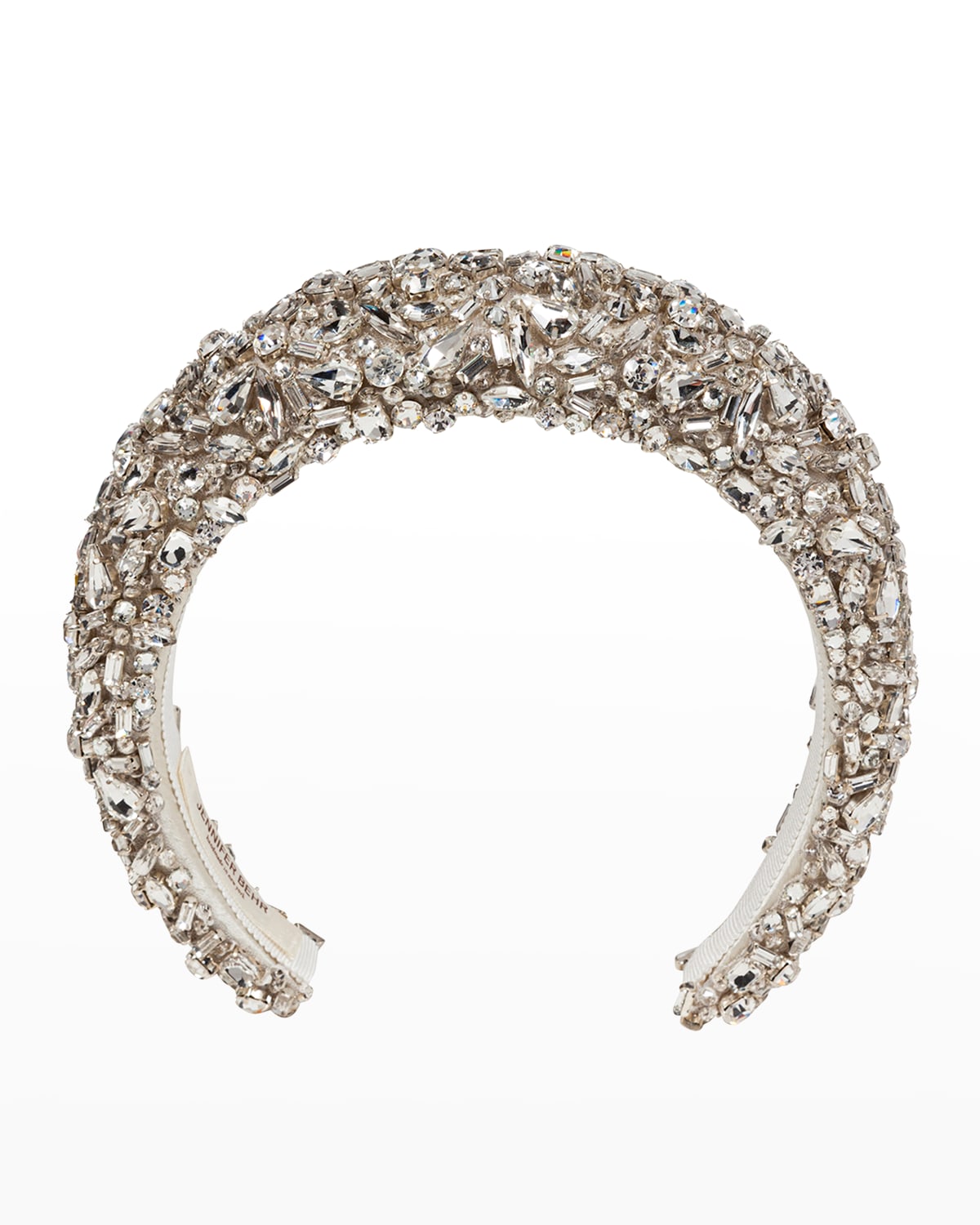 Jennifer Behr Czarina Crystal Embellished Headband In Roseberry