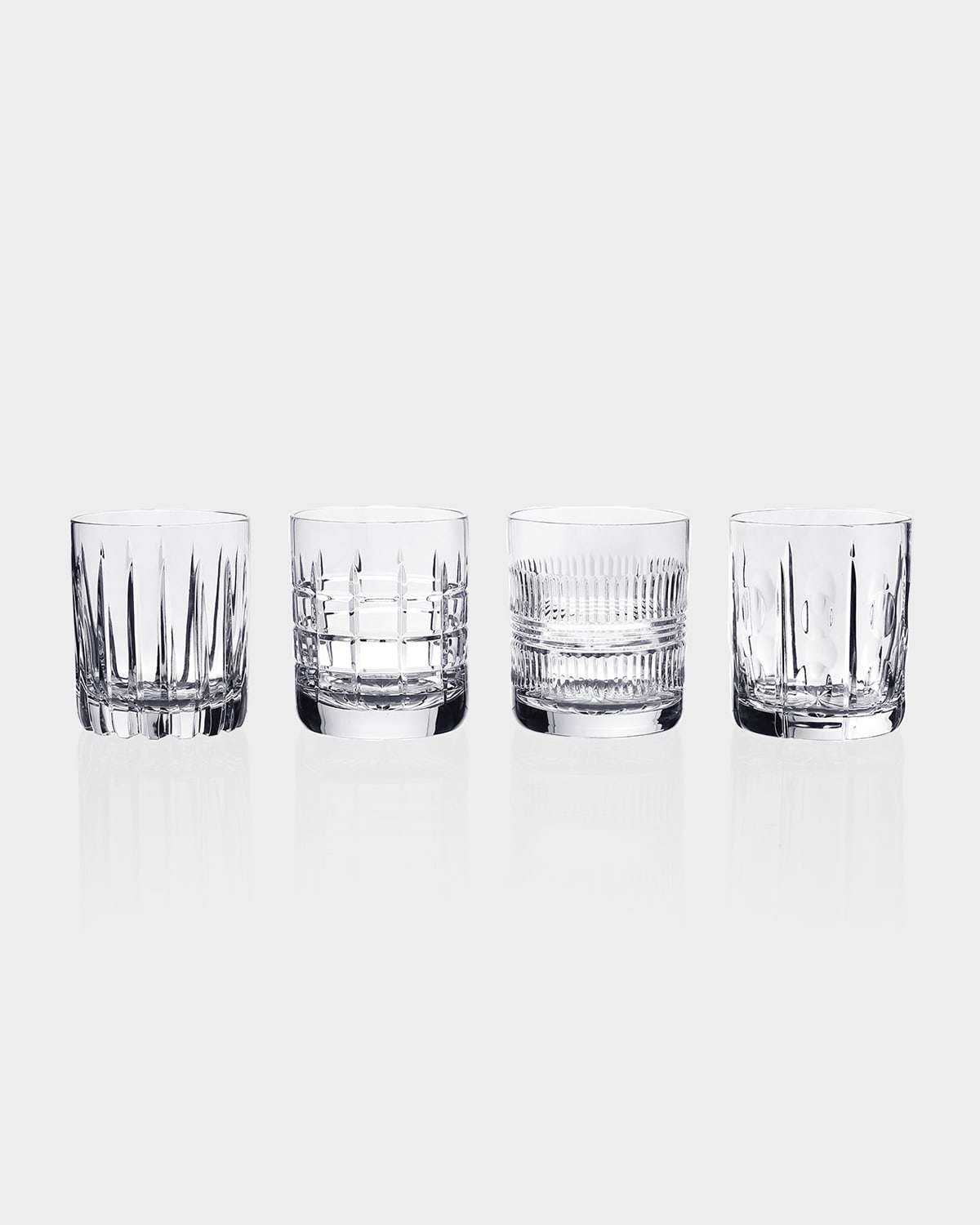 William Yeoward Crystal Skye Double Old Fashioned, Set Of 4 In Clear