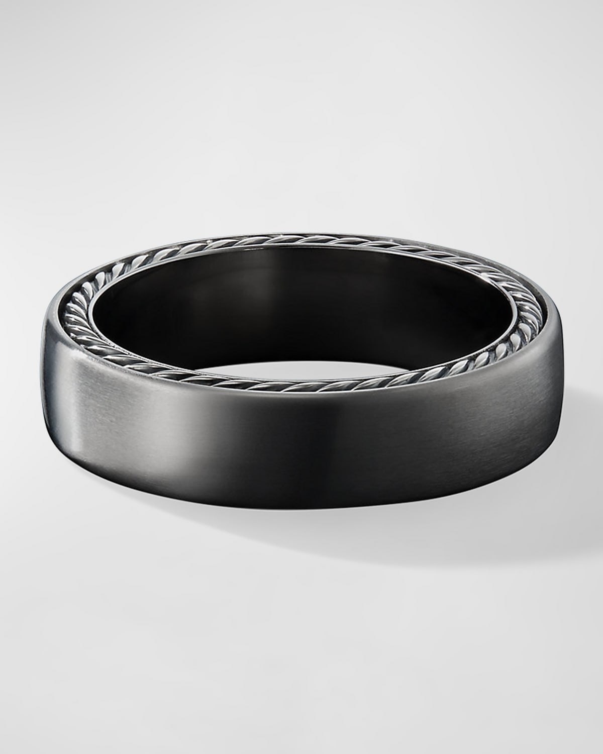 David Yurman Men's Streamline Band Ring In Titanium, 6mm