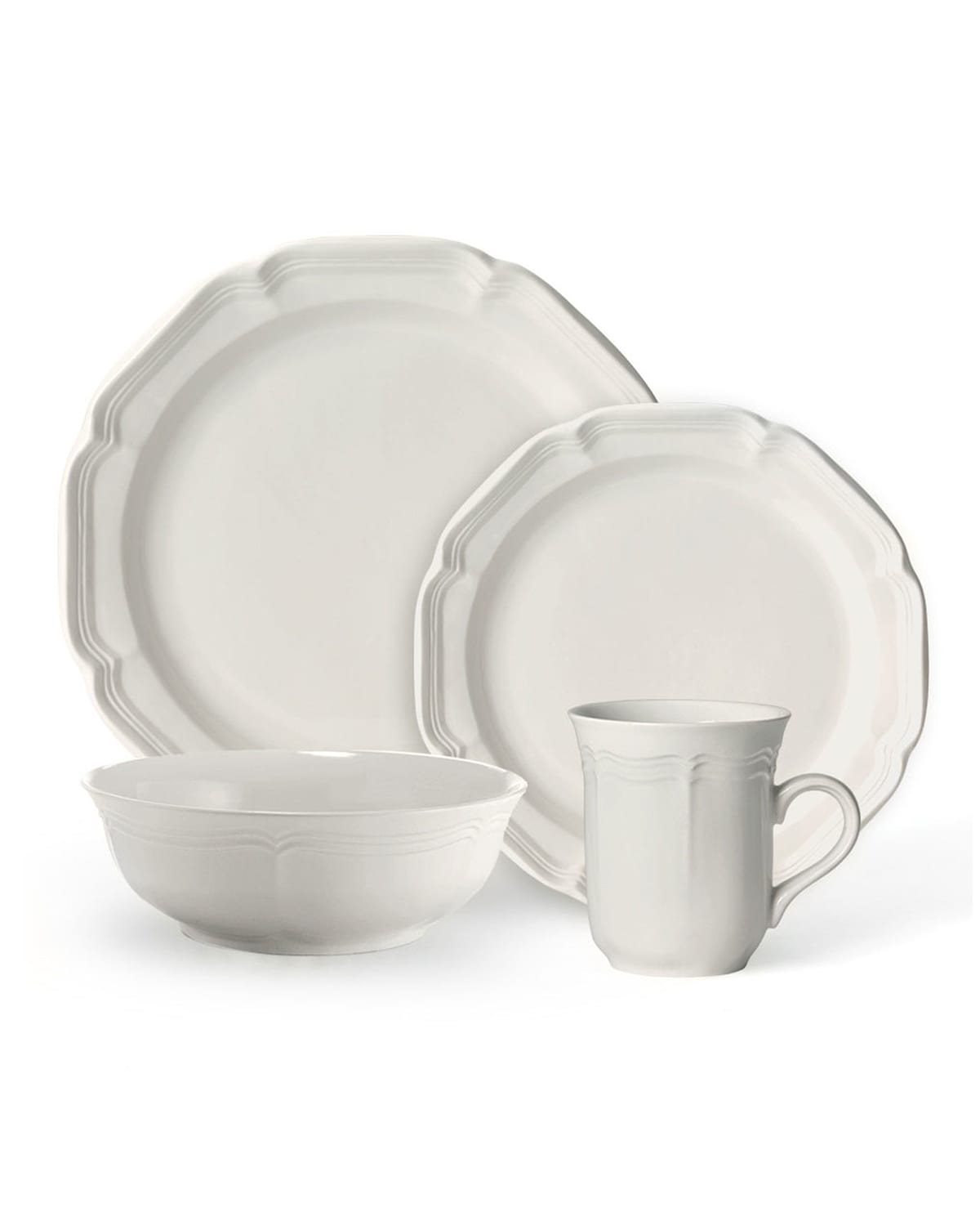 Shop Mikasa 16-piece French Countryside Dinnerware Set In White