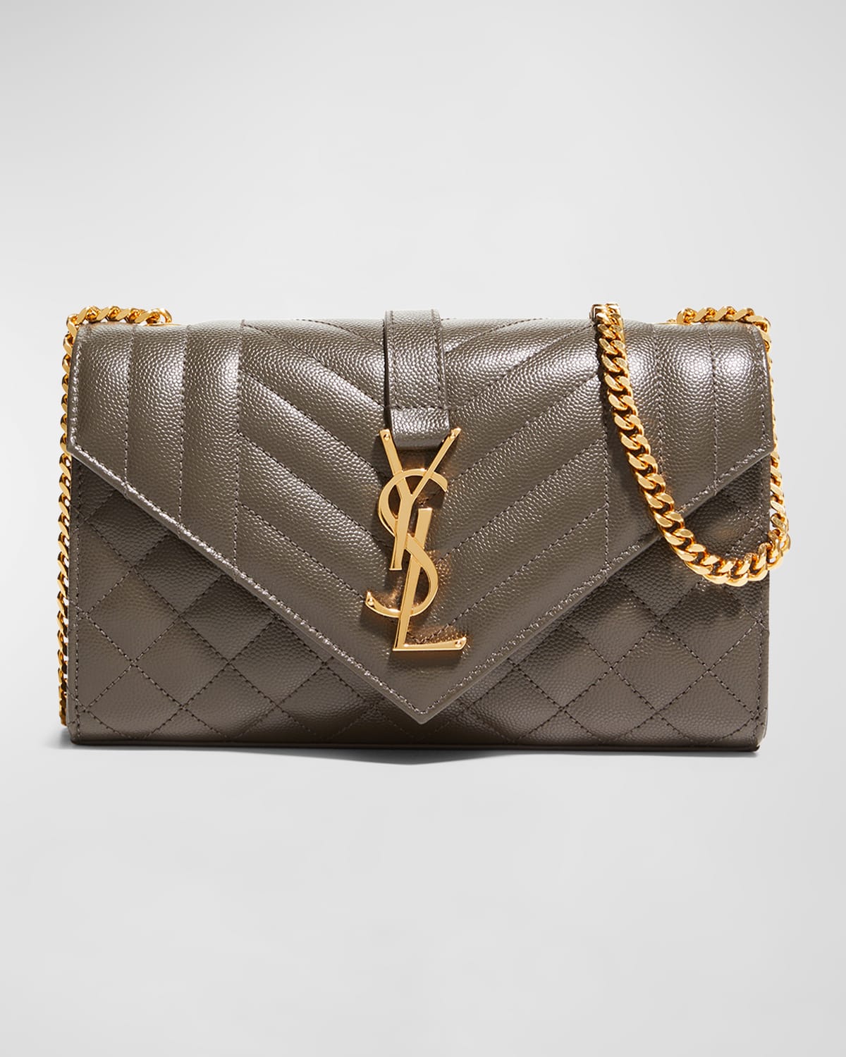 Ysl monogram cheap leather satchel bag