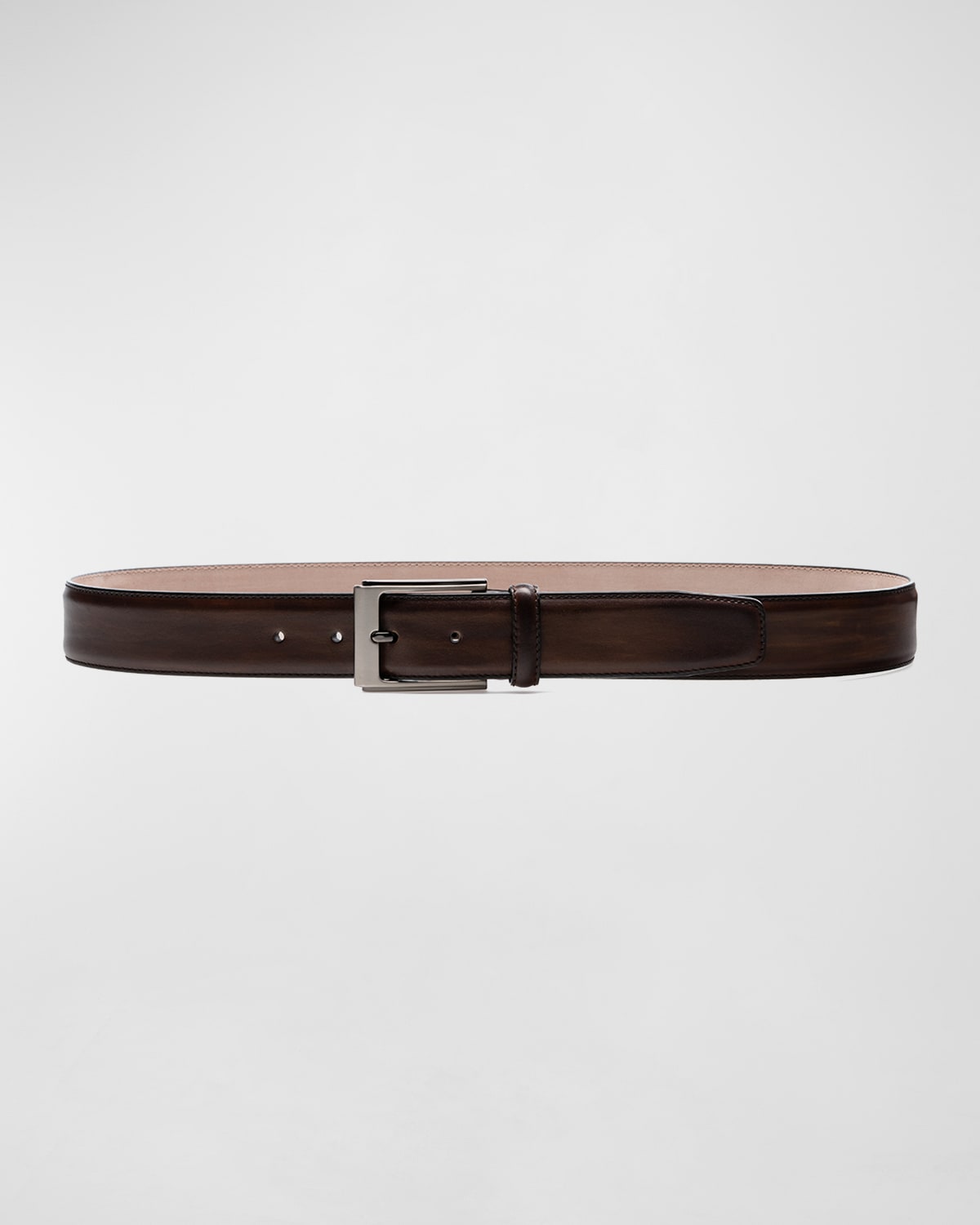 Magnanni Men's Vega Leather Belt In Tabaco
