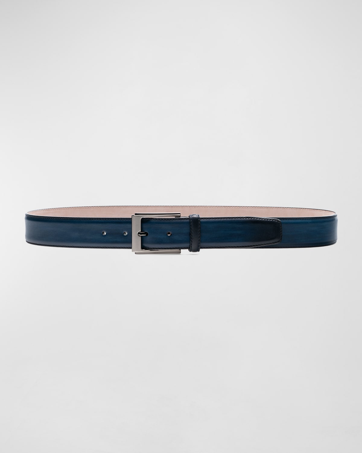 Magnanni Men's Vega Leather Belt In Royal