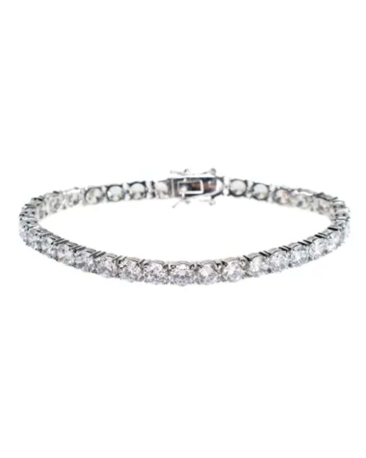 Round Cubic Zirconia Tennis Bracelet