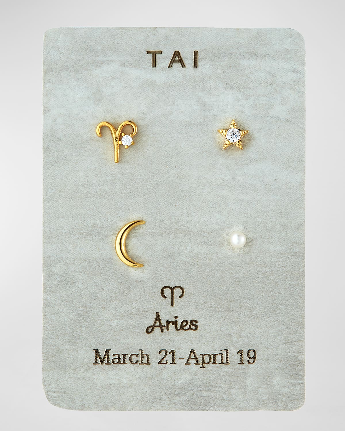 Tai Zodiac Earring Set In Aries