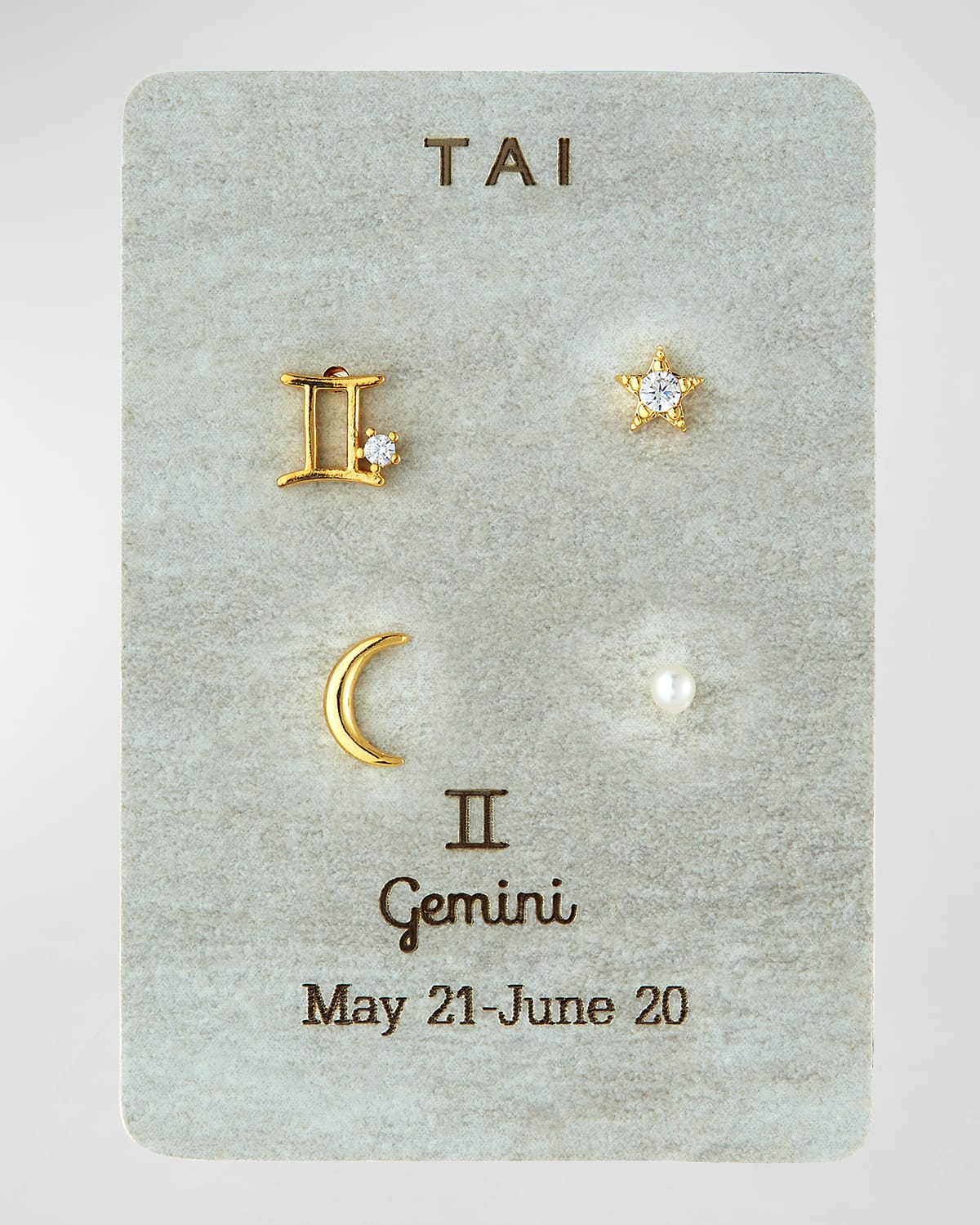 Tai Zodiac Earring Set In Gemini