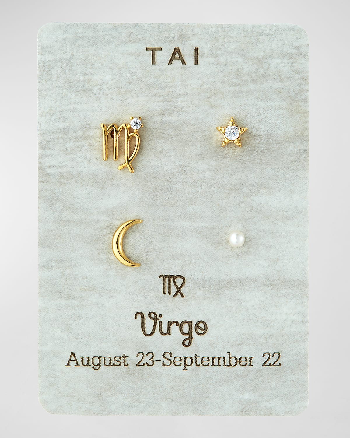Tai Zodiac Earring Set In Virgo