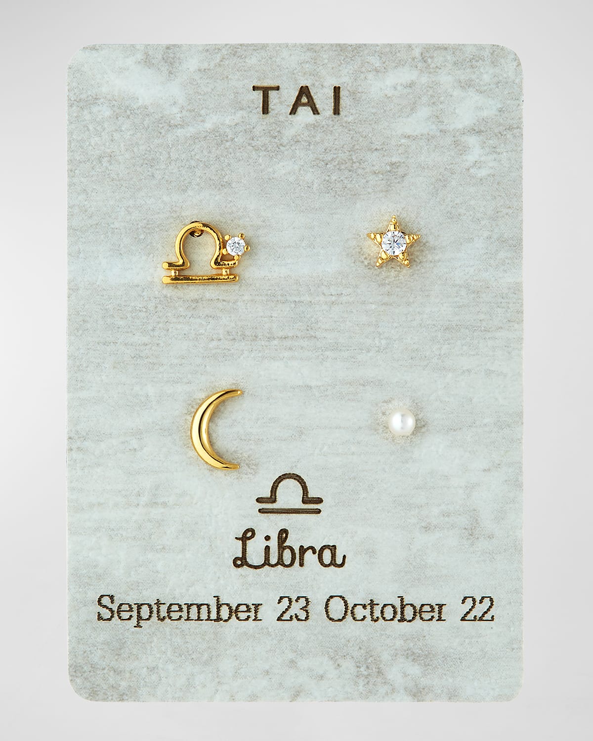 Tai Zodiac Earring Set In Libra