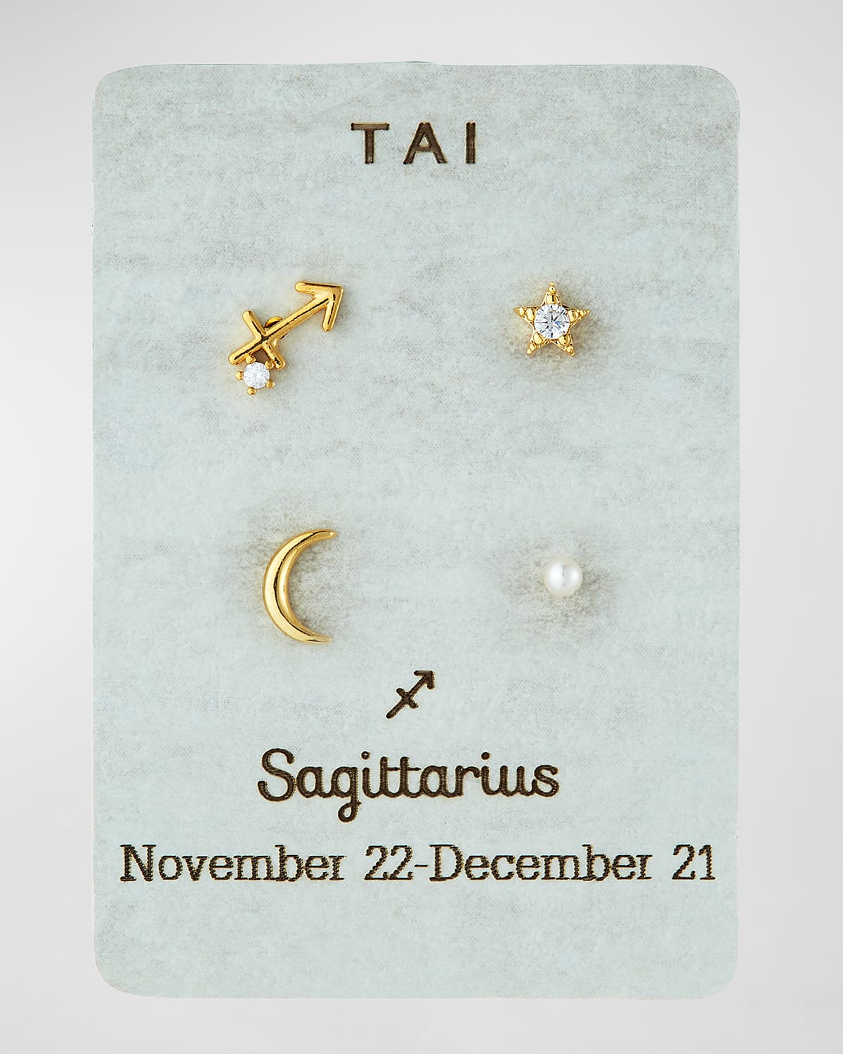 Tai Zodiac Earring Set In Sagitarius