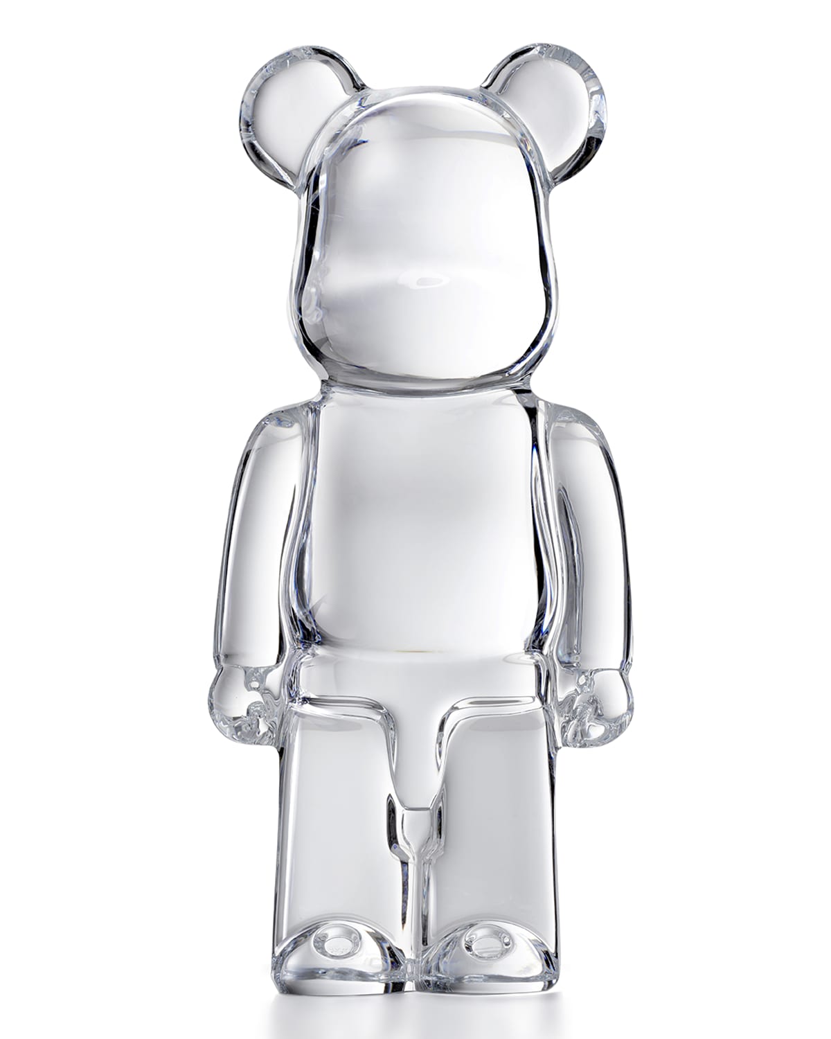 Shop Baccarat Be@rbrick Figurine In Clear