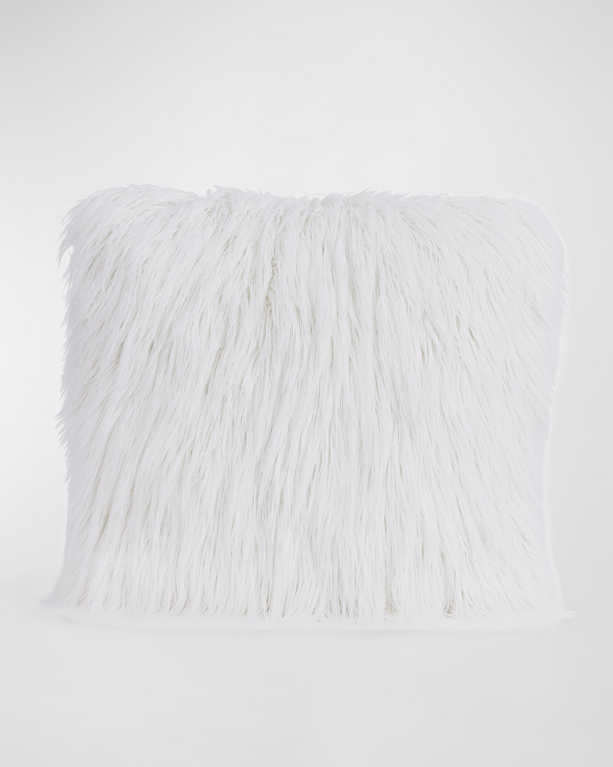 Shop Fabulous Furs Signature Series Pillow In White Tibetan Lamb