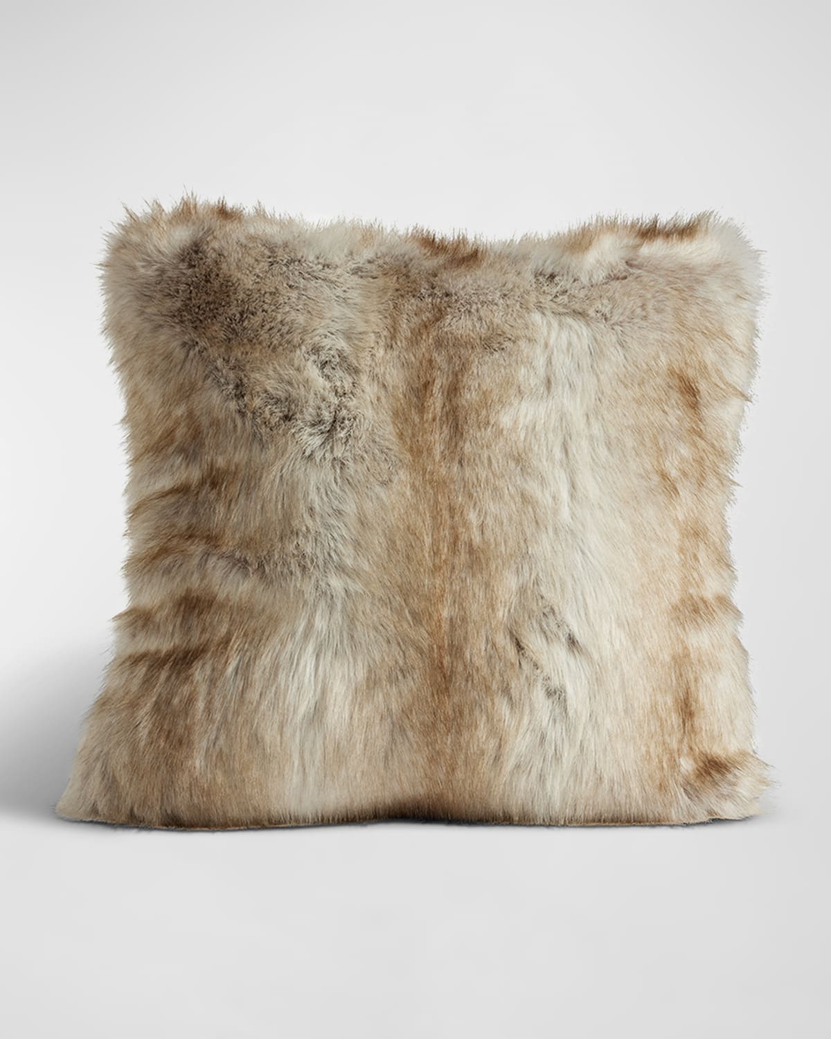 Shop Fabulous Furs Limited Edition Faux Fur Pillow In Blonde Fox