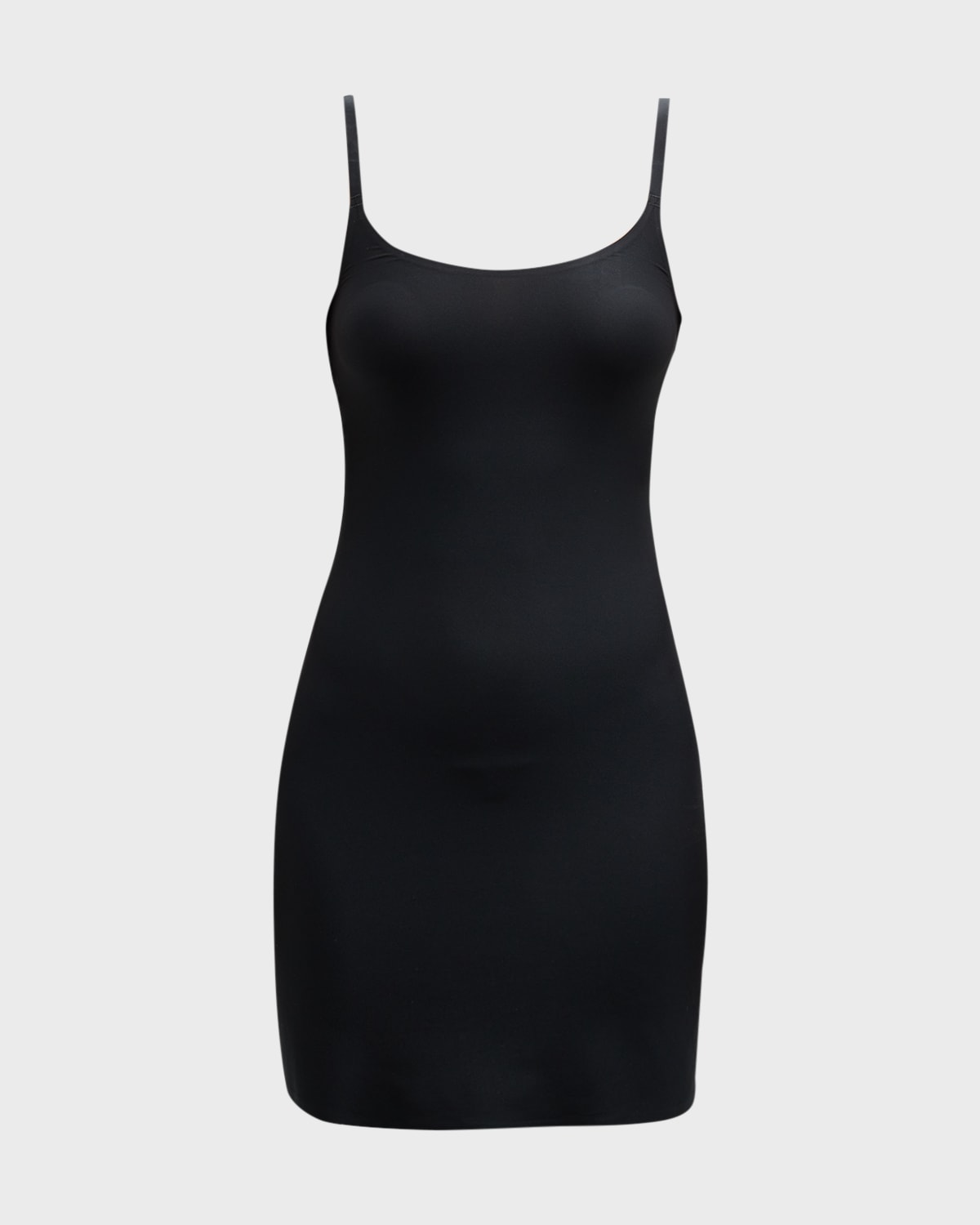 Shop Chantelle Soft Stretch Full Slip In Black