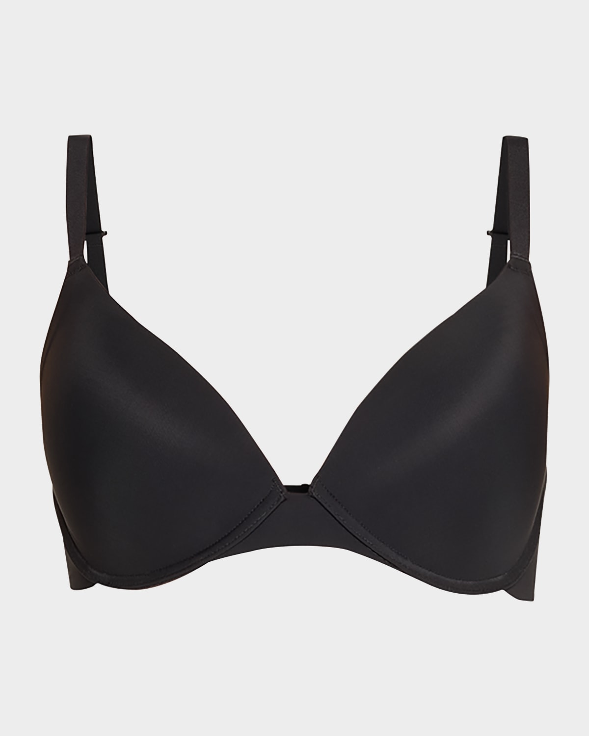 Shop Natori Minimal Convertible Push-up Bra In Black