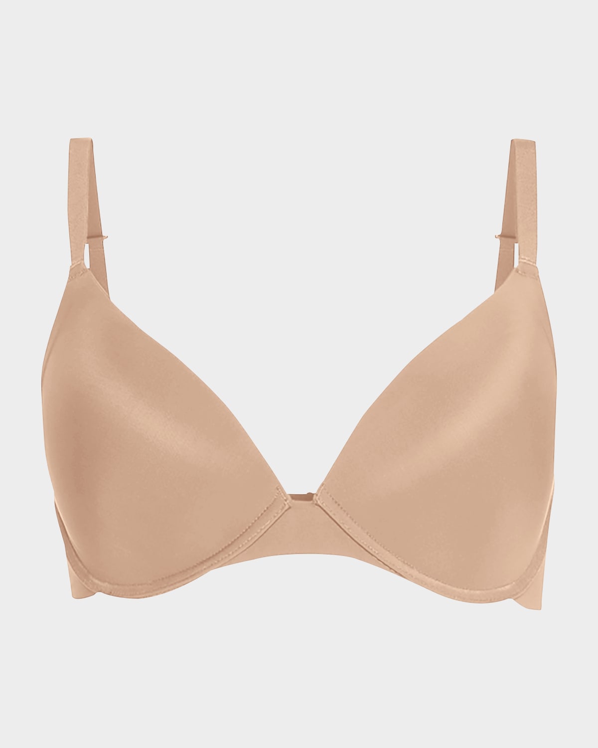 Shop Natori Minimal Convertible Push-up Bra In Cafe