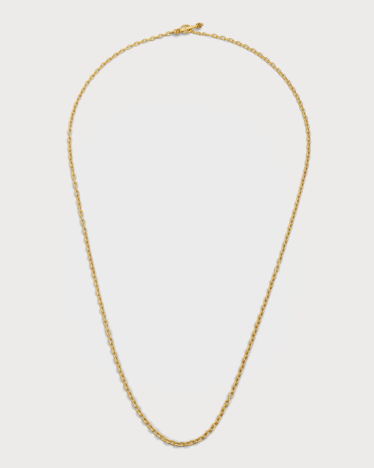 Elizabeth Locke Handmade Gold Chain 19k, 35"L