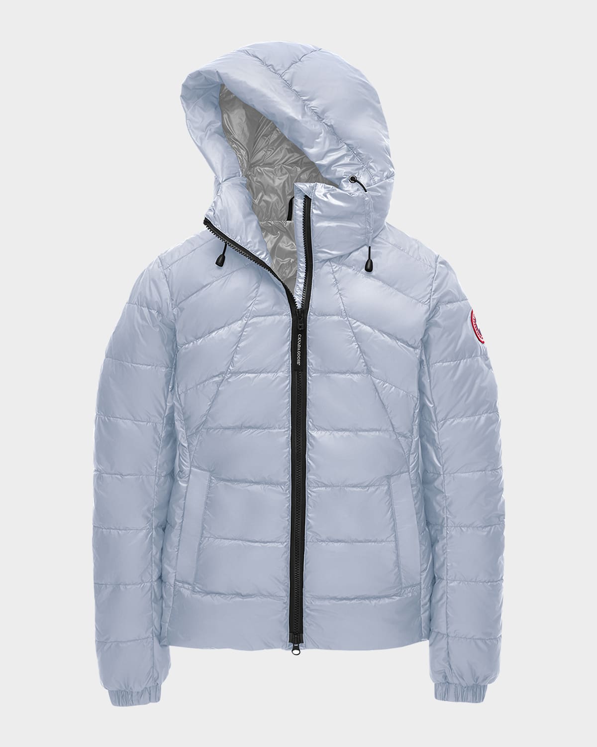 Canada Goose Abbott Zip-up Puffer Hoodie Jacket In Daydream