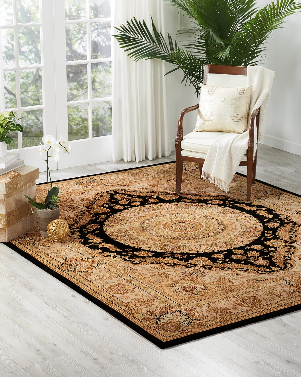 Nourison Medallion Hand-tufted Rug, 5' X 8'