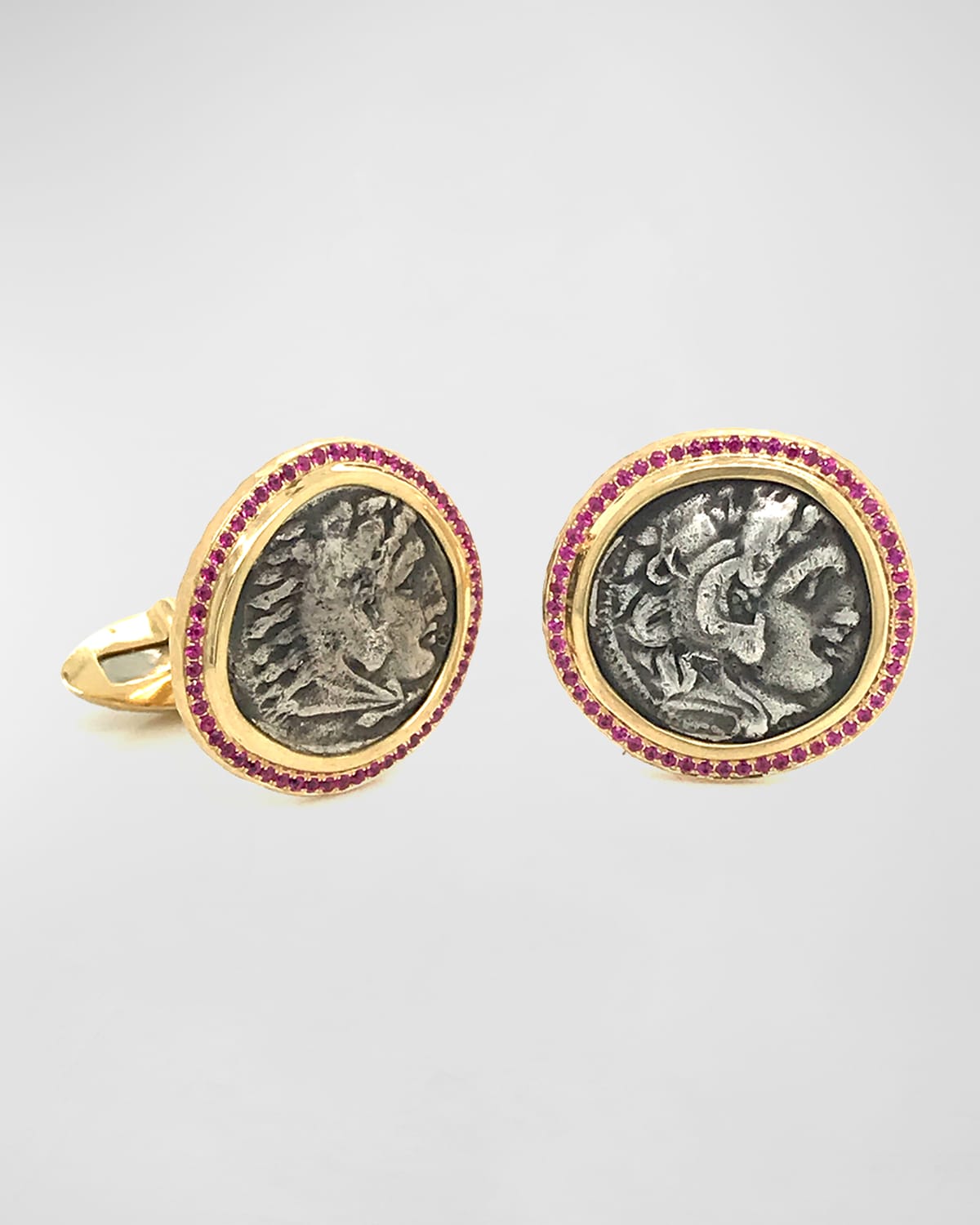 Men's 18K Gold Ancient Coin Cufflinks