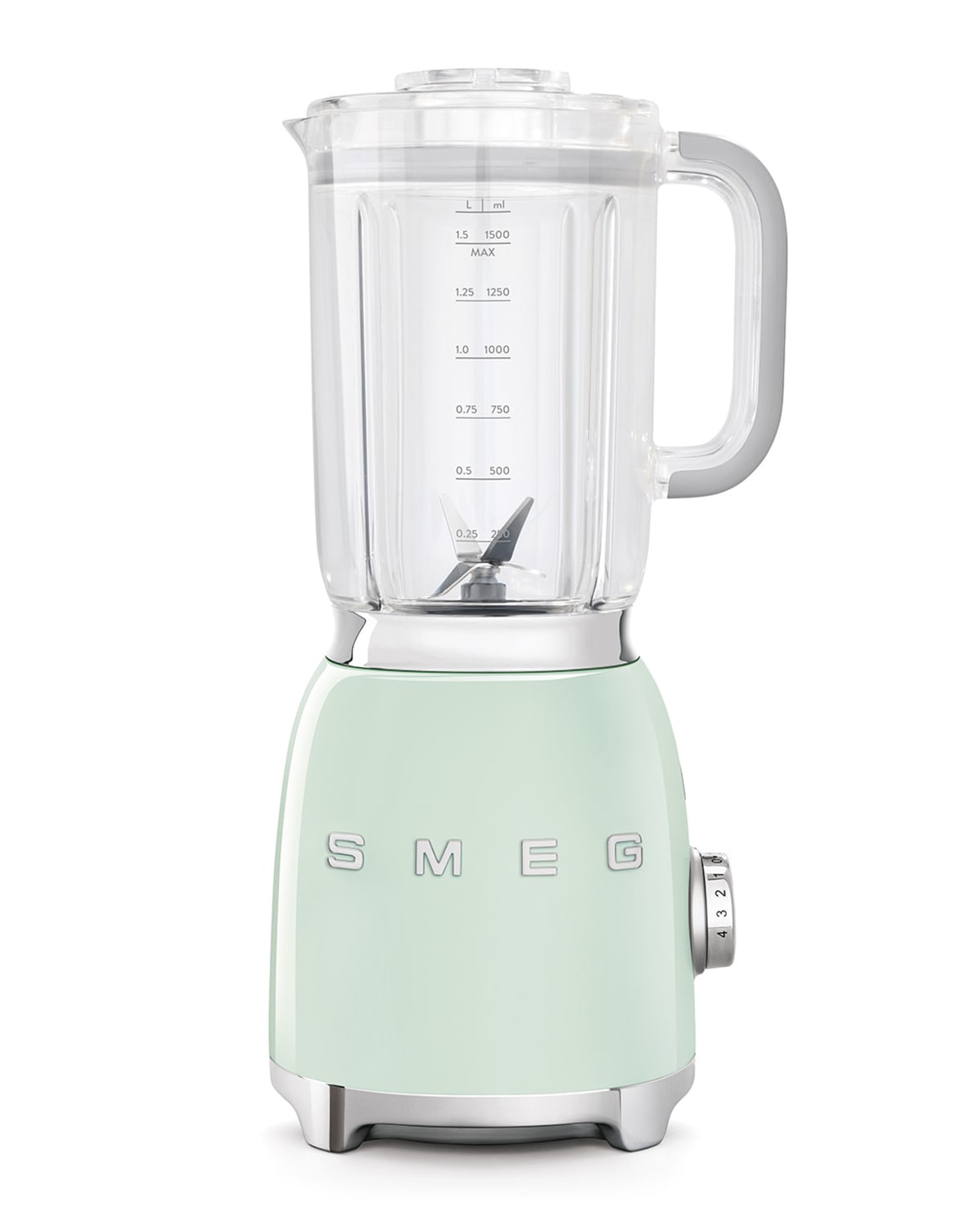 Shop Smeg Retro Blender In Pastel Green