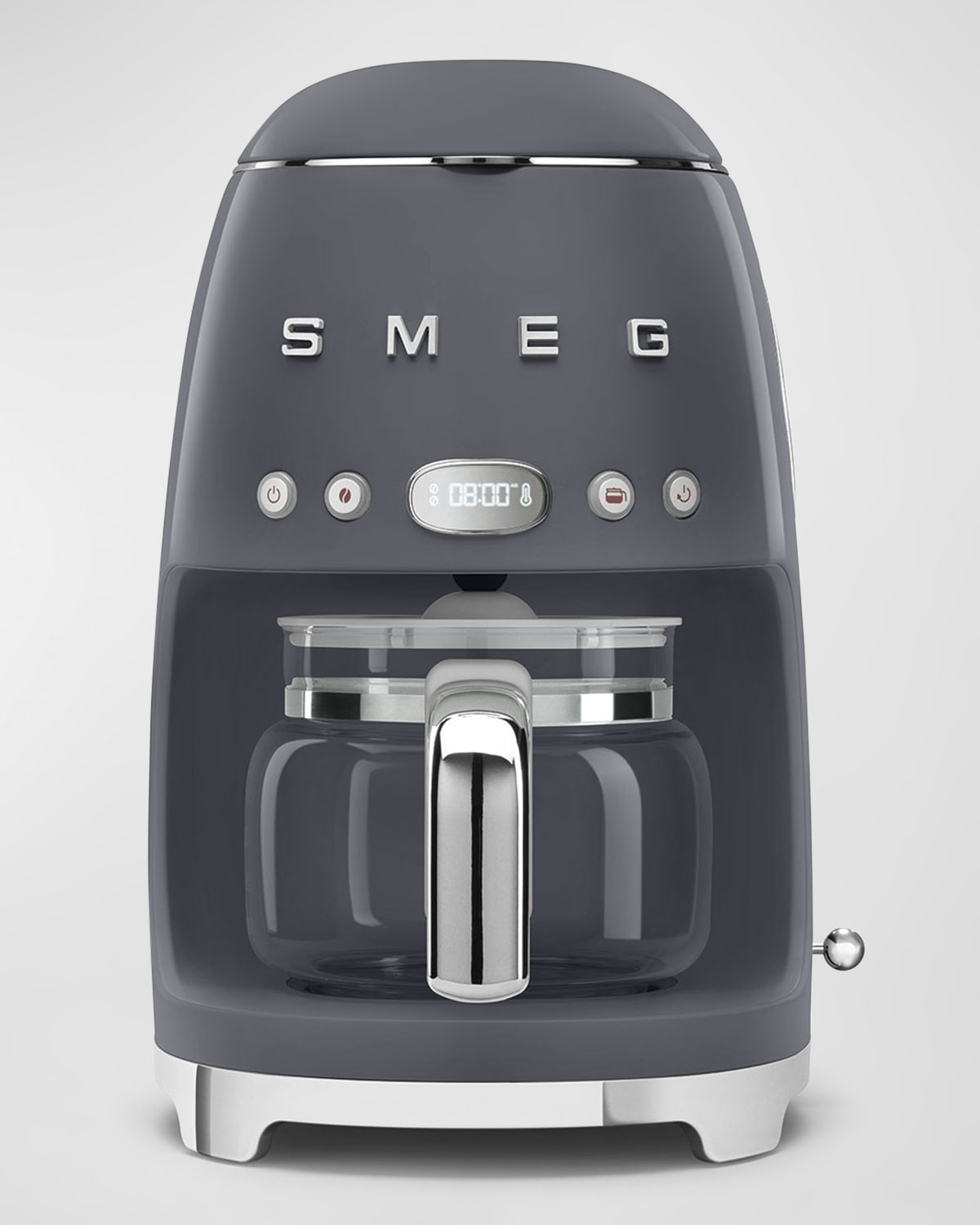 Shop Smeg Retro Drip Filter Coffee Machine In Gray