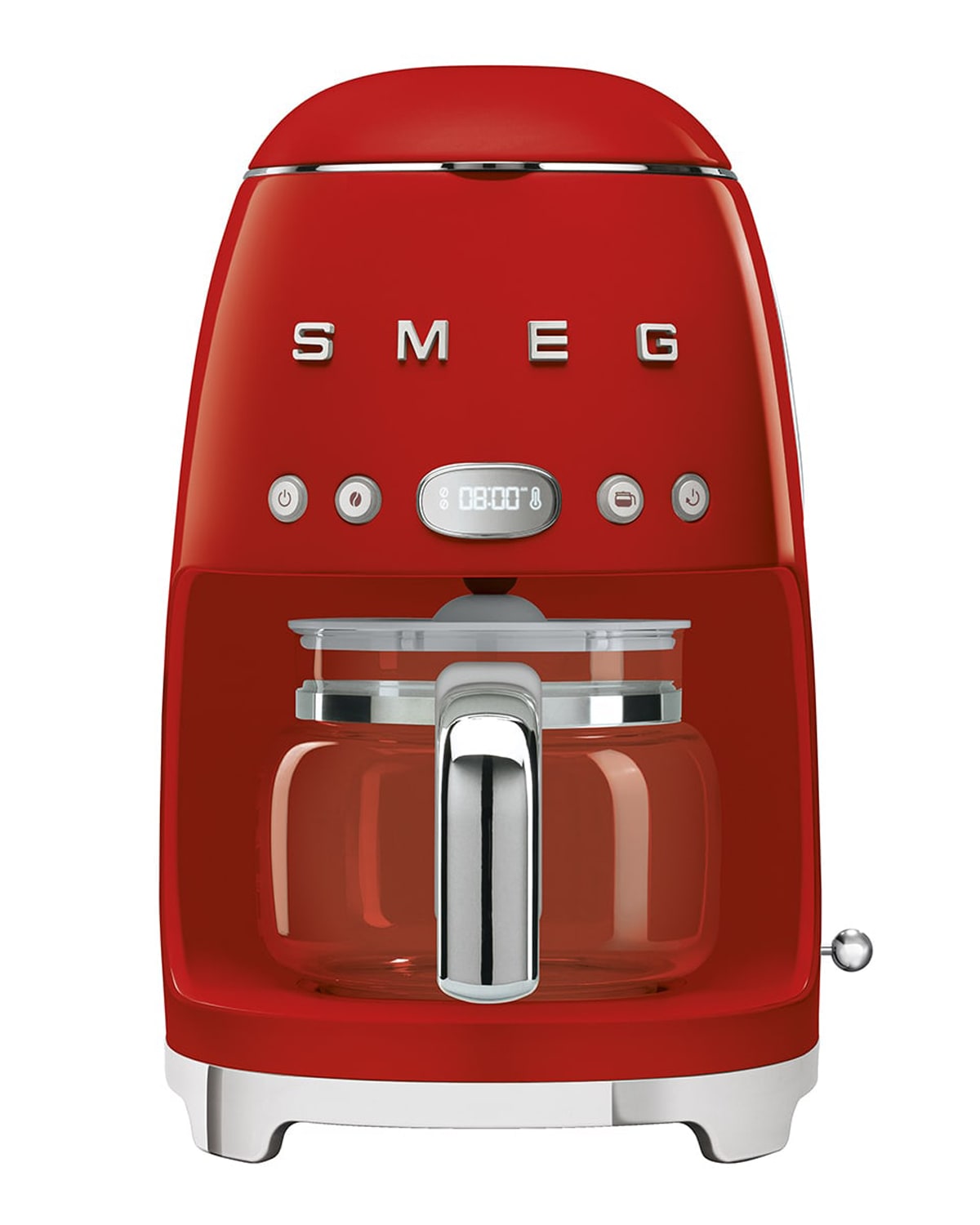 Shop Smeg Retro Drip Filter Coffee Machine In Red