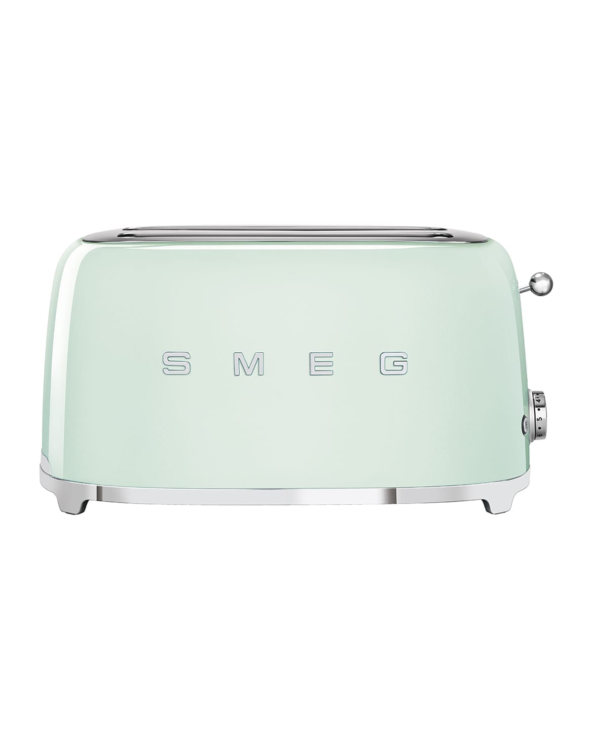 Shop Smeg Retro 4-slice Toaster In Pastel Green