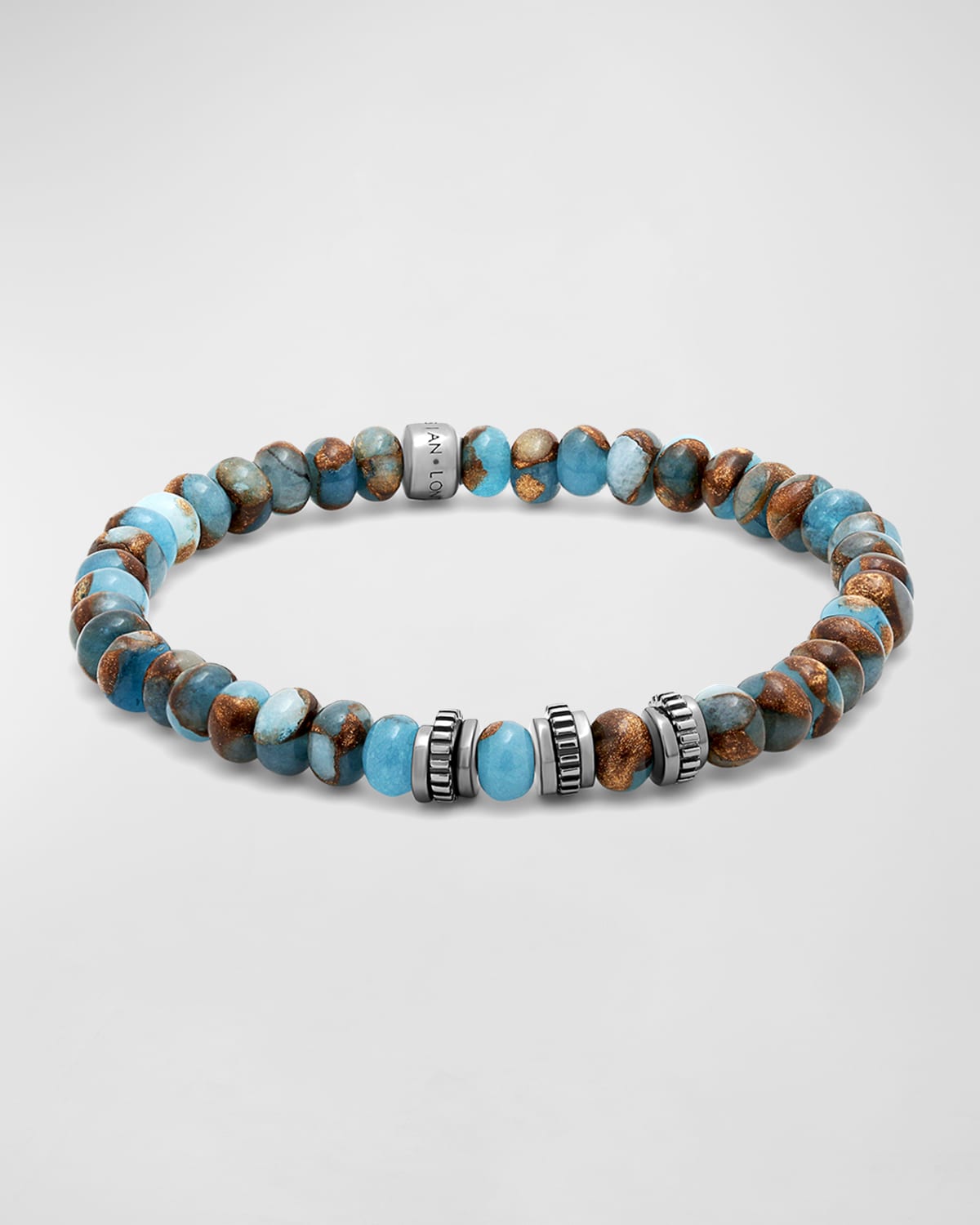 Men's Nepal Bead Stretch Bracelet