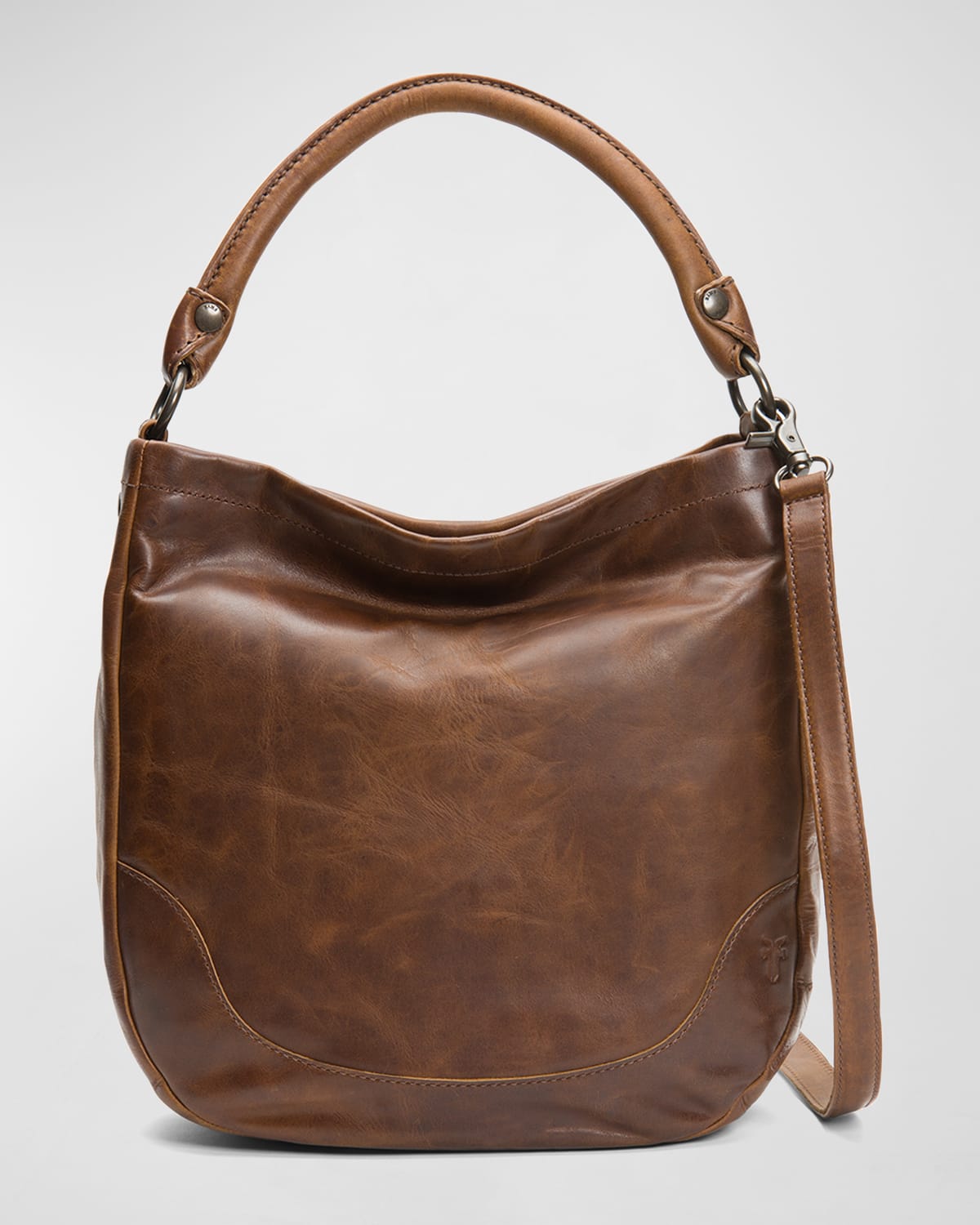 Frye Melissa Leather Hobo Bag In Green