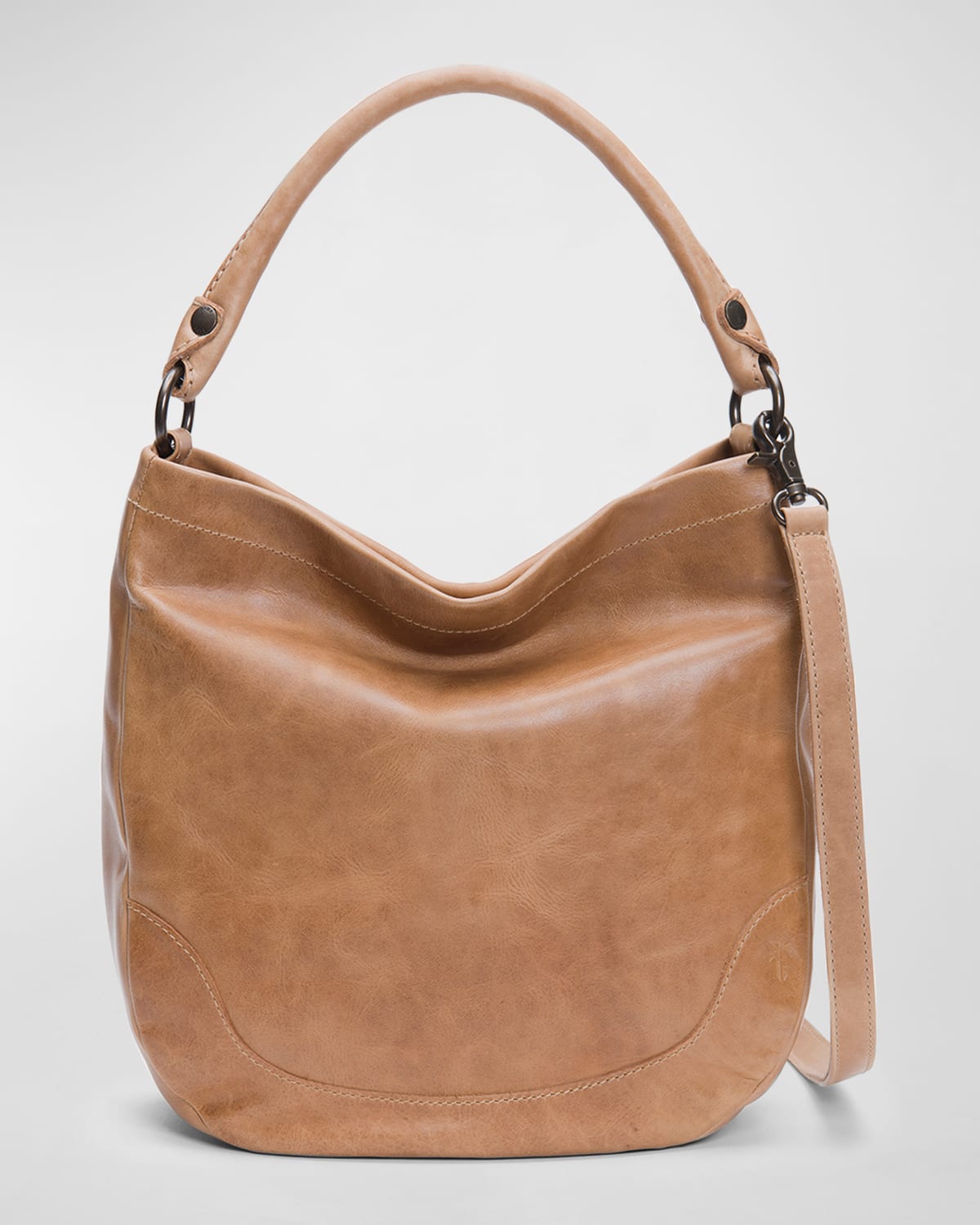 Frye Melissa Hobo Bag In Beige